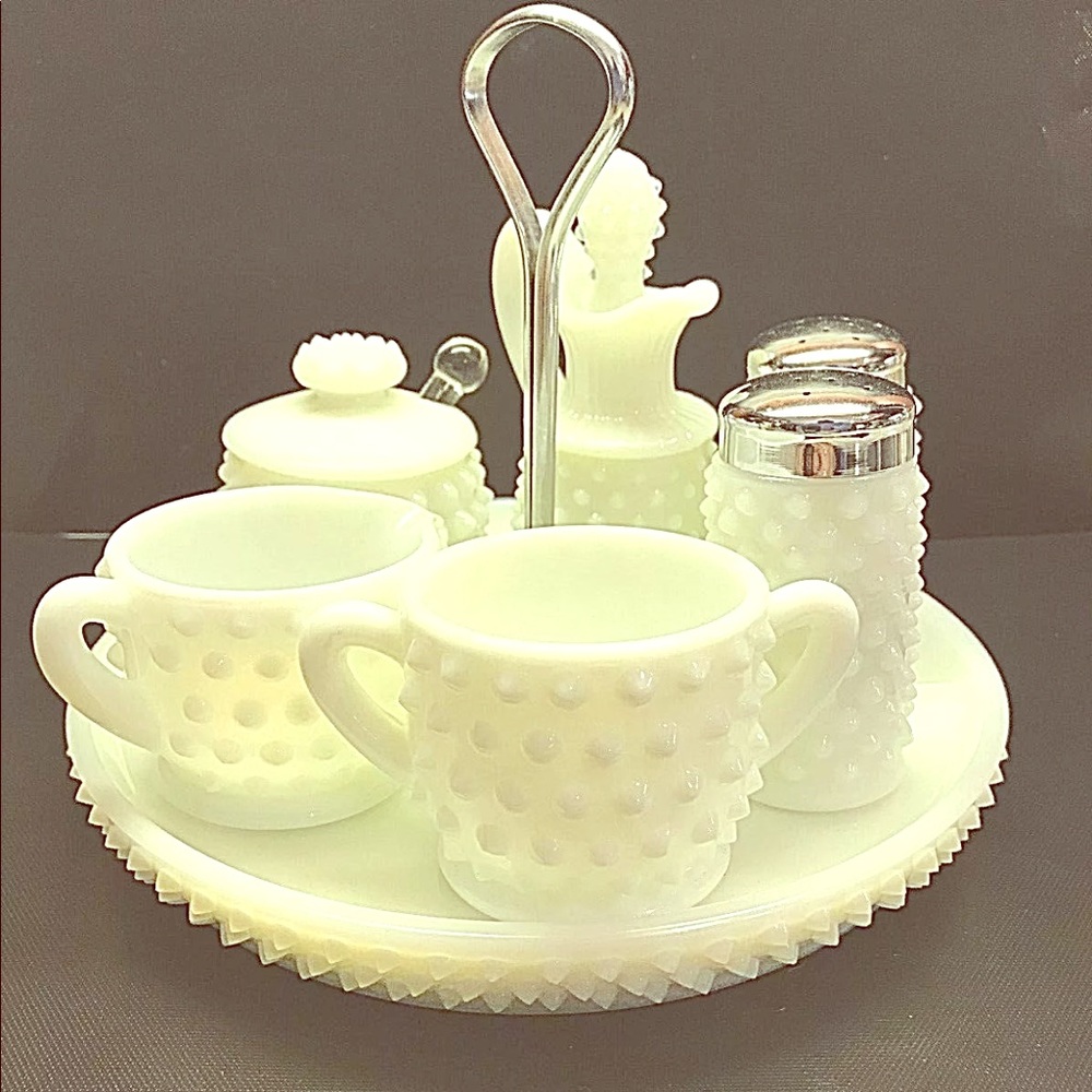 Fenton Hobnail service tray